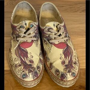 Goby feather design espadrilles shoes, size 41